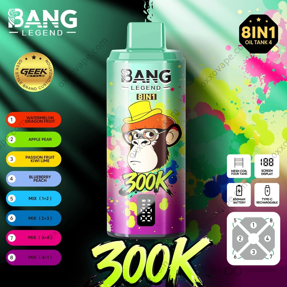bang disposable vape Legend 300000 300K Puffs | 8-in-1 Flavor Switching & Mesh Coil | Rechargeable 850mAh Screen Display Vape Colour:Limpid Black VOOPOO DRAG Nano 2 high potency blue lotus