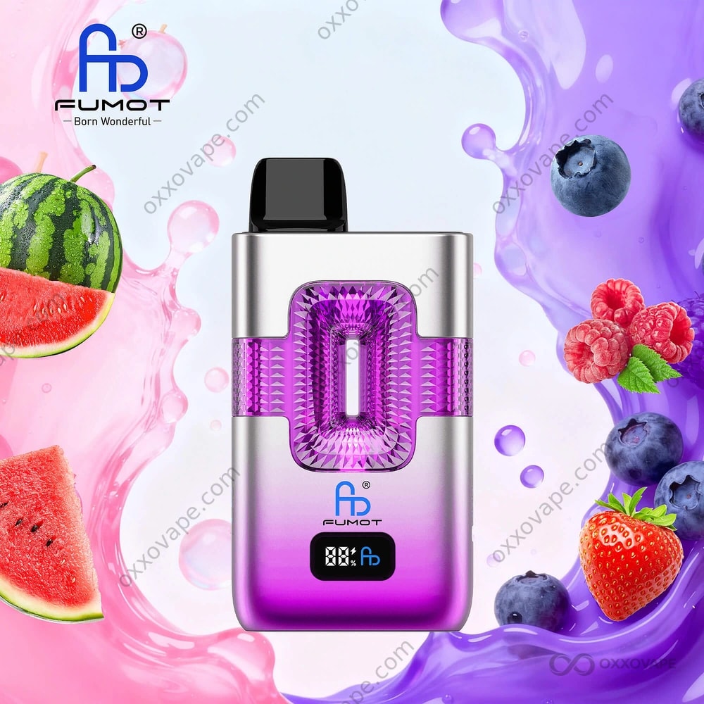 best bubblegum disposable vape Fumot RandM Eco 50000 50K Puffs | 2-in-1 Dual Flavor 10+10mL Smart Display Flavor:Raspberry Dragon Lime Power Range_5-80W How to Charge Fogger