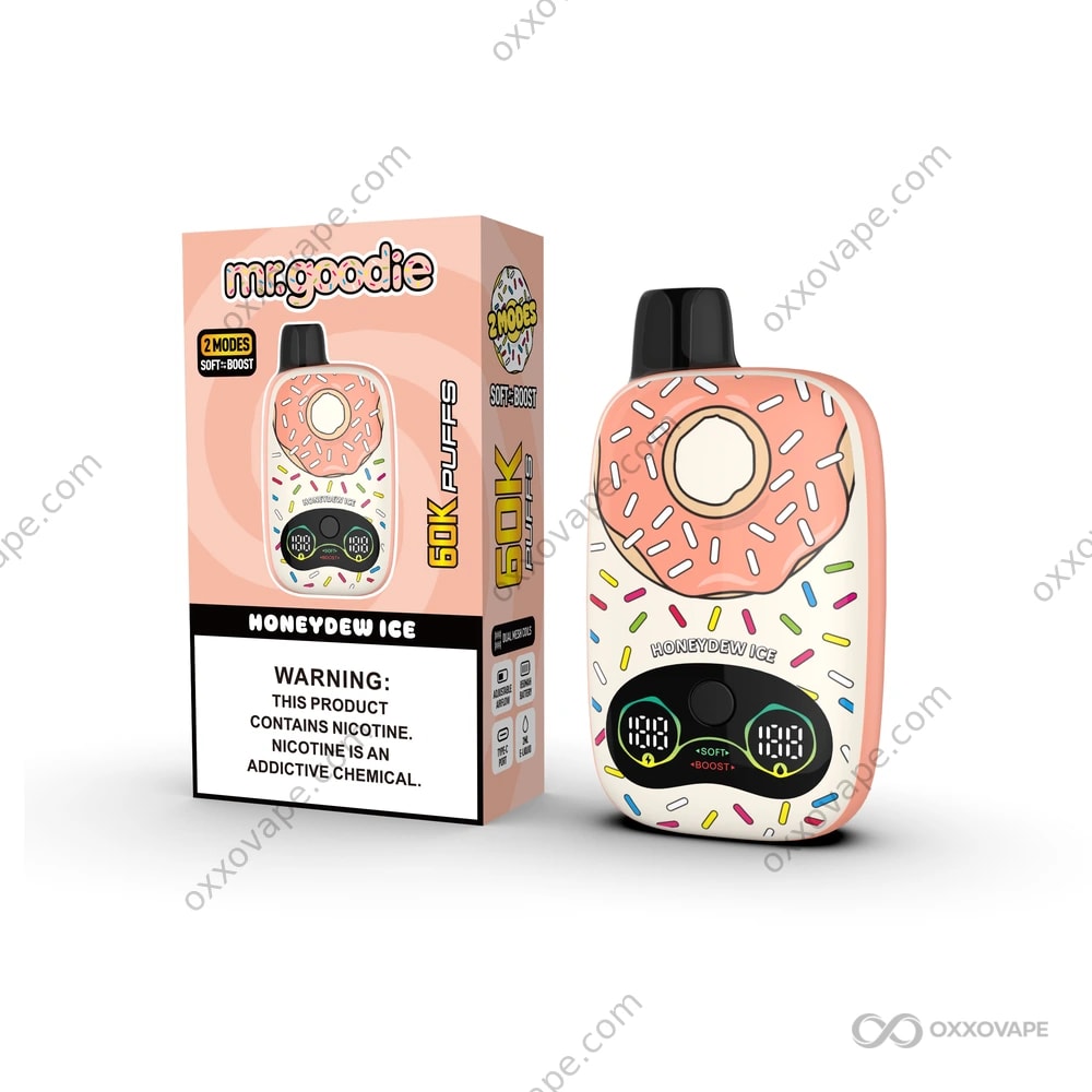 best honeydew disposable vape Mr.Goodie Donut 60000 60K Puffs | Dual Mesh Coil Smart Display & Adjustable Airflow Select Flavor ::Watermelon Kiwi Berries LOST THC V3 Disposable 7.5g VooPoo Drag X Pro