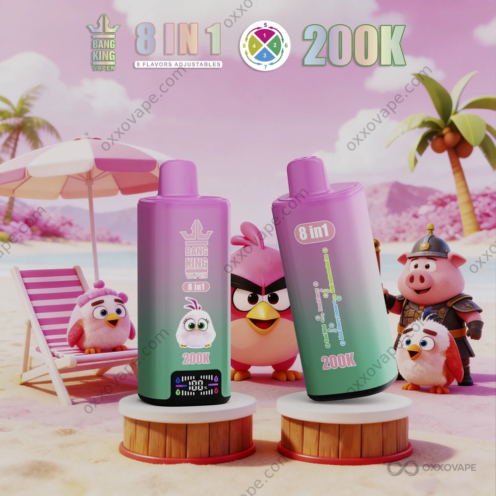 Bang King 200000 200K Puffs Disposable Vape | 8-in-1 Flavor