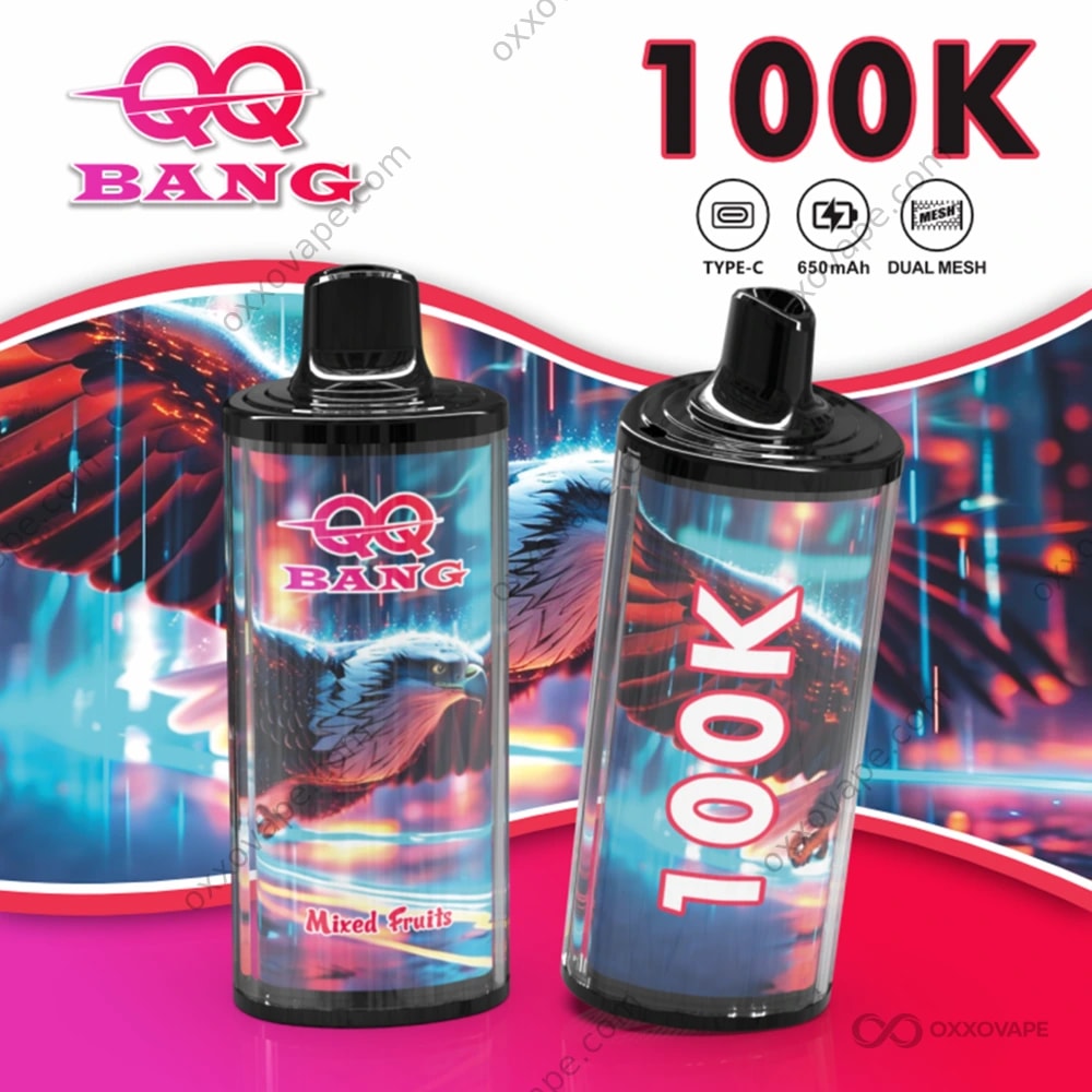 Bang QQBANG 100000 Mixed Fruits flavor 100K puffs disposable vape all-day vape