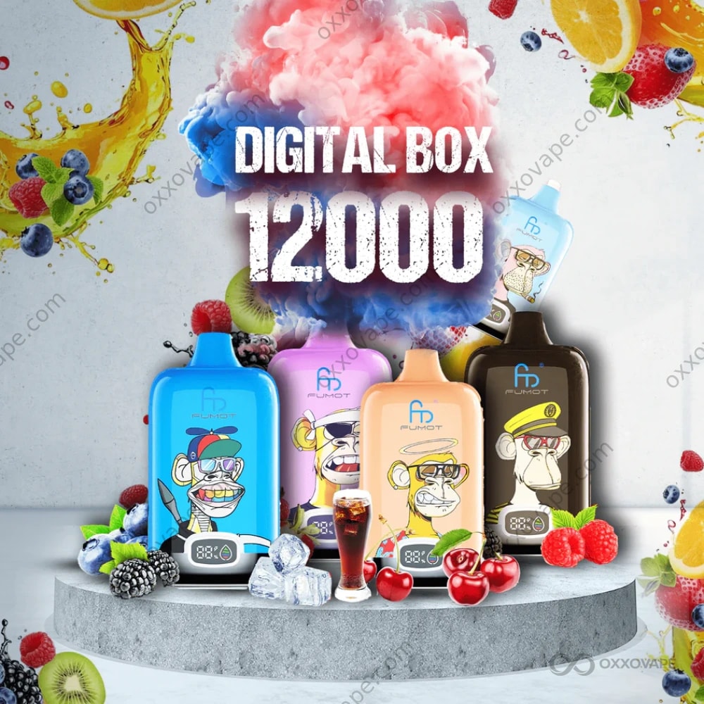 elfbar elfa master akku Fumot Tornado Digital Box 12000 main image 1