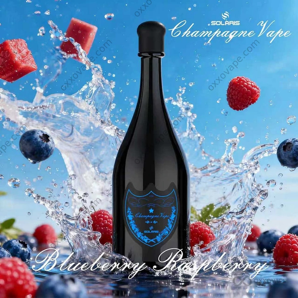 Solaris Champagne 30000 Puffs Disposable Vape — Blueberry Raspberry Flavor | EU Warehouse