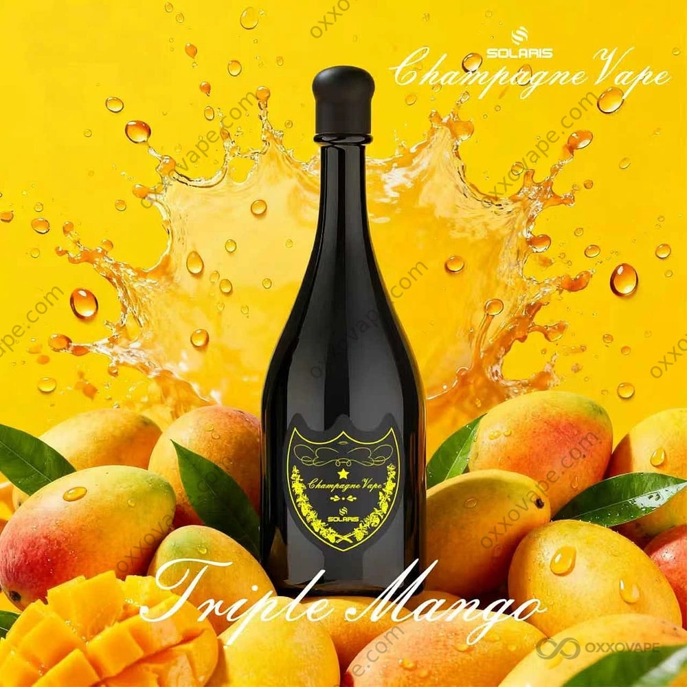 Solaris Champagne 30000 Puffs Disposable Vape — Triple Mango Flavor | EU Warehouse