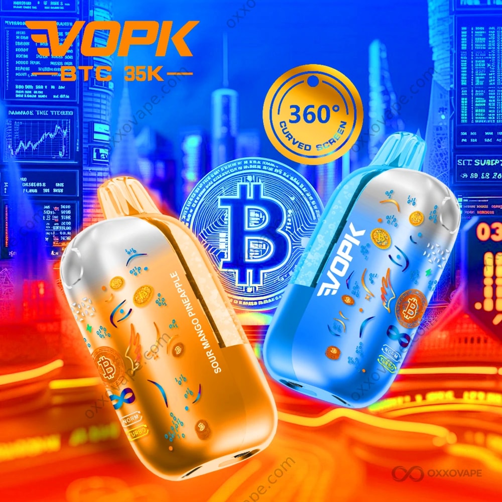 Vopk BTC 35000 35000 Puffs Dual Mode Disposable Vape full product lineup all 10 flavors