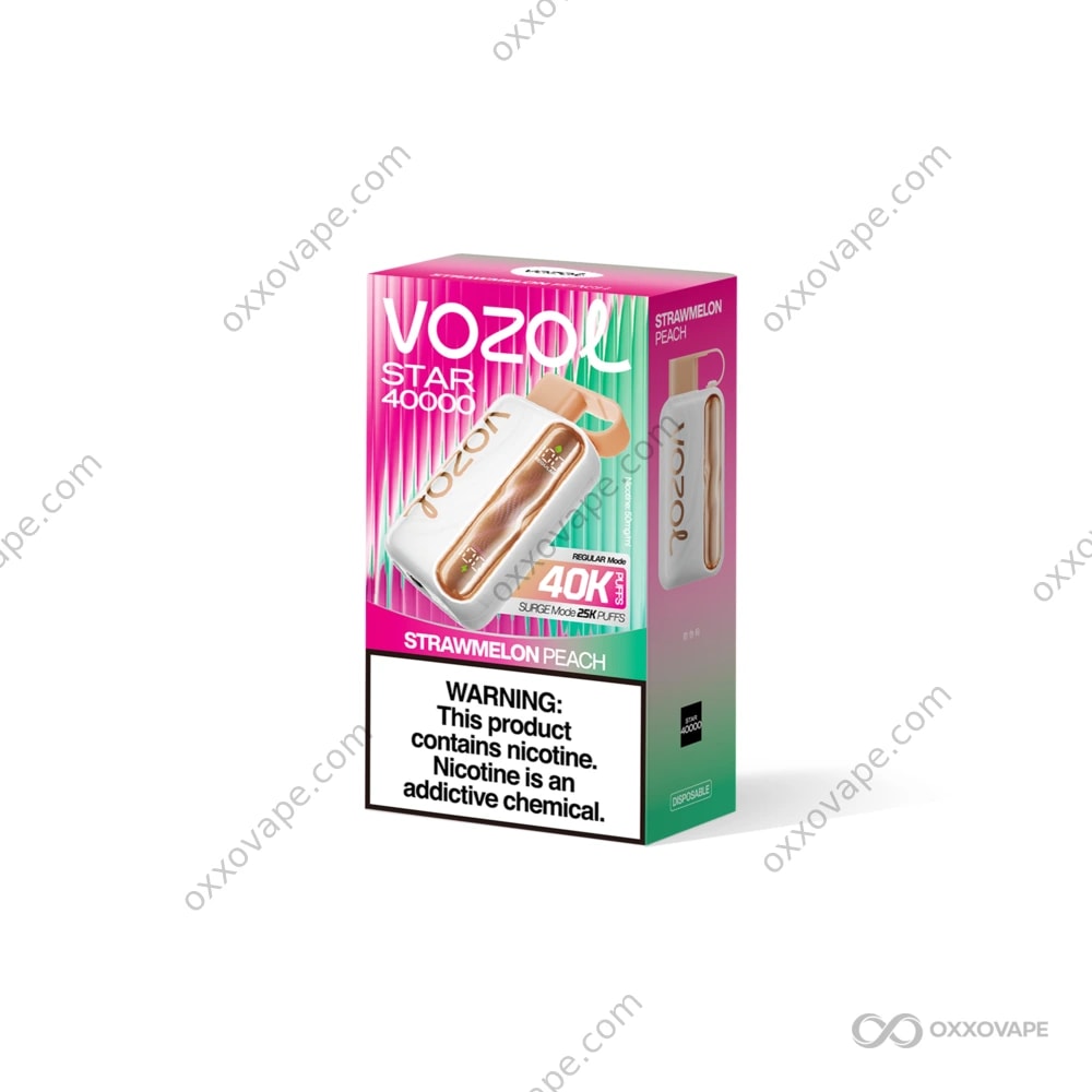 Vozol Star 40000 40K Puffs Disposable Vape | Dual Mesh Coil & Smart Screen  | Dual Mode Surge Vape