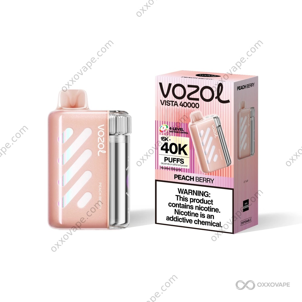 Vozol Vista 40000 40K Puffs Disposable Vape | Dual Mesh Coil, Rotary  Control & Smart Display | High-Capacity Rechargeable Vape