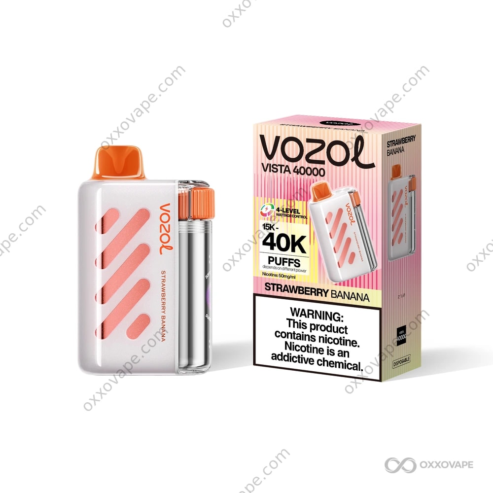 Vozol Vista 40000 Strawberry Banana flavor creamy fruit vape 40000 puffs