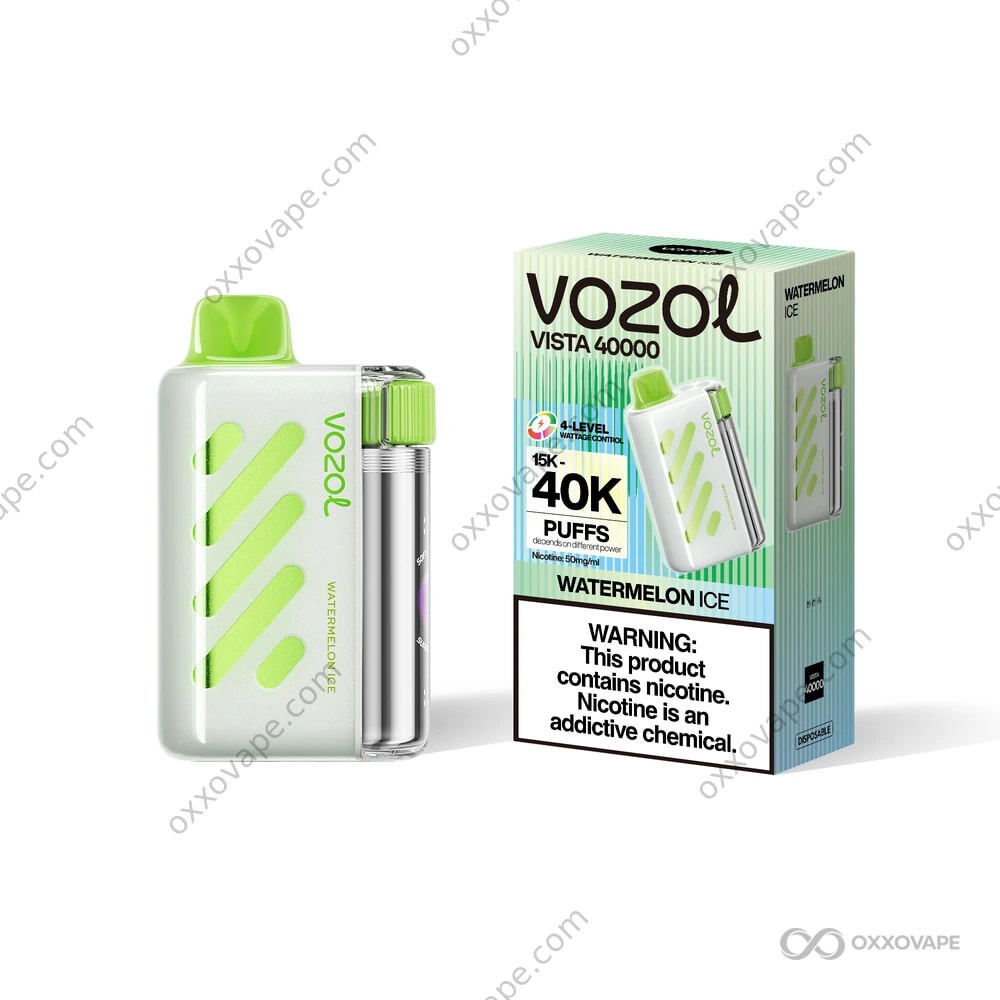 Vozol Vista 40000 Watermelon Ice flavor icy refreshing disposable vape EU