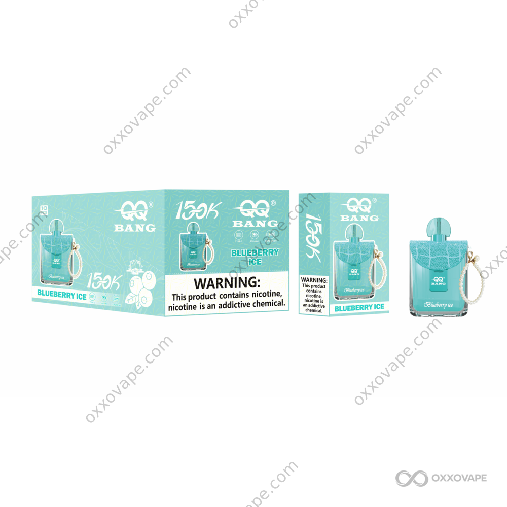 QQ Bang Perfume 150000 Blueberry Ice flavor 150K puffs disposable vape