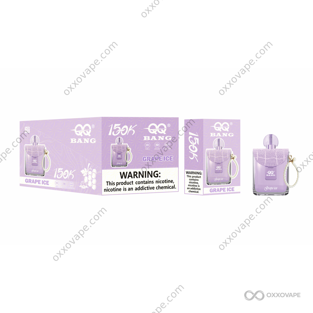 QQ Bang Perfume 150000 Grape Ice flavor 150K puffs disposable vape