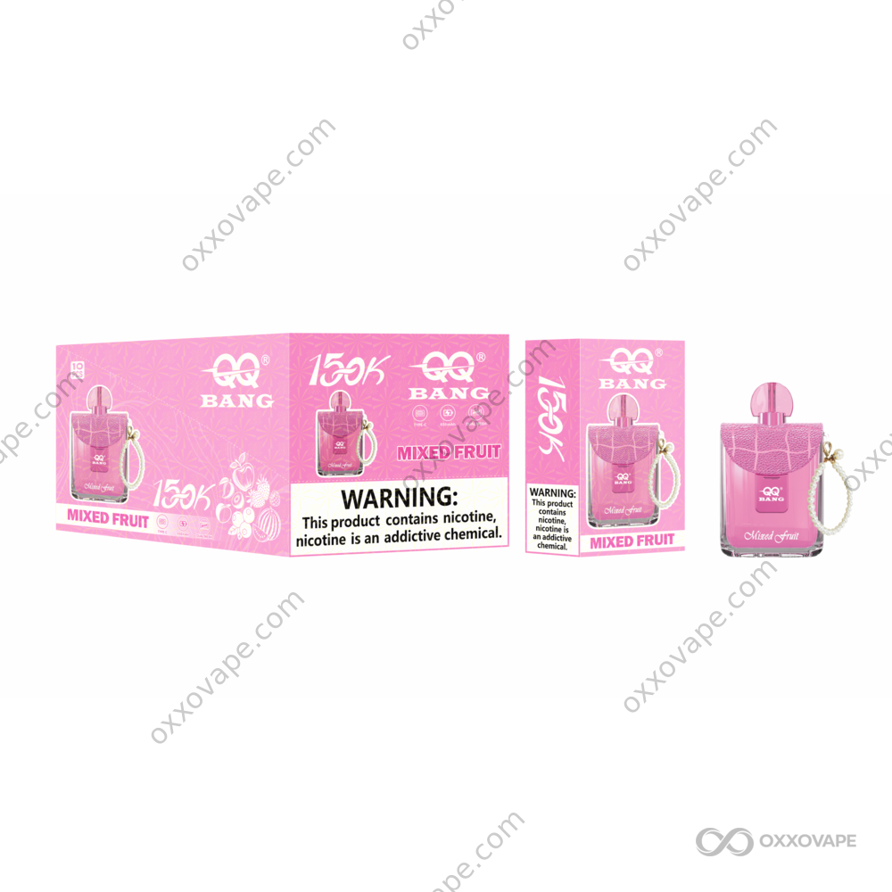 QQ Bang Perfume 150000 Mixed Fruit flavor 150K puffs disposable vape