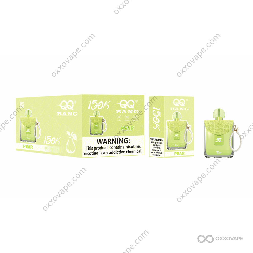 QQ Bang Perfume 150000 Pear flavor 150K puffs disposable vape