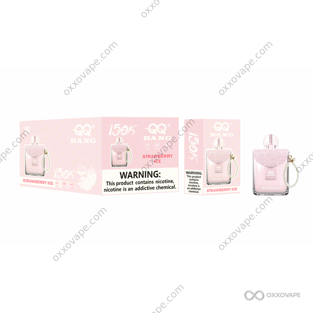 QQ Bang Perfume 150000 Strawberry Ice flavor 150K puffs disposable vape