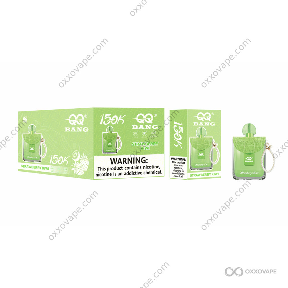 QQ Bang Perfume 150000 Strawberry Kiwi flavor 150K puffs disposable vape
