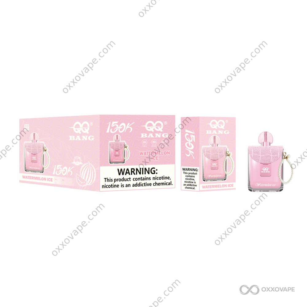 QQ Bang Perfume 150000 Watermelon Ice flavor 150K puffs disposable vape