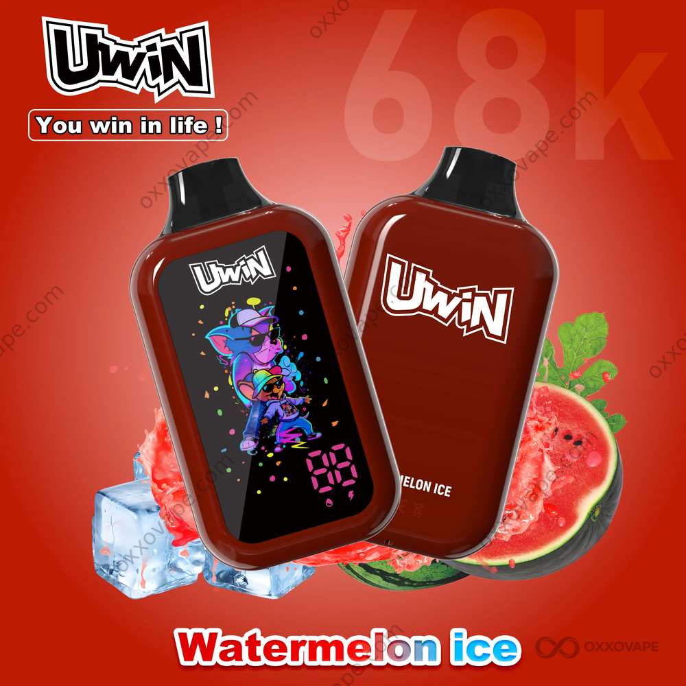 Uwin Digital Box 68000 Watermelon Ice 68K Puffs Icy Disposable Vape