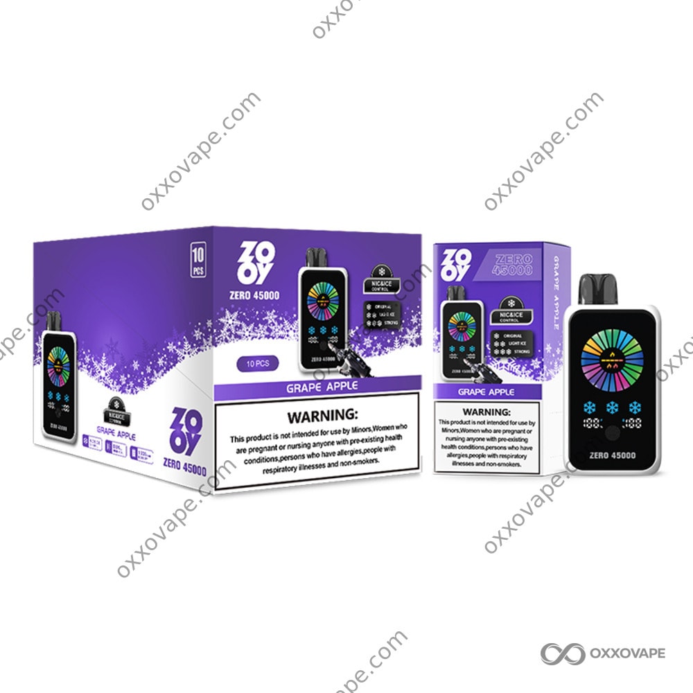 ZOOY Zero 45000 Grape Apple Flavour 45000 Puffs Disposable Vape EU Warehouse