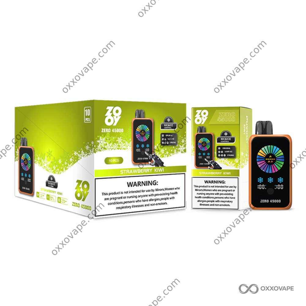 ZOOY Zero 45000 Strawberry Kiwi Flavour Rechargeable Disposable Vape 45000 Puffs