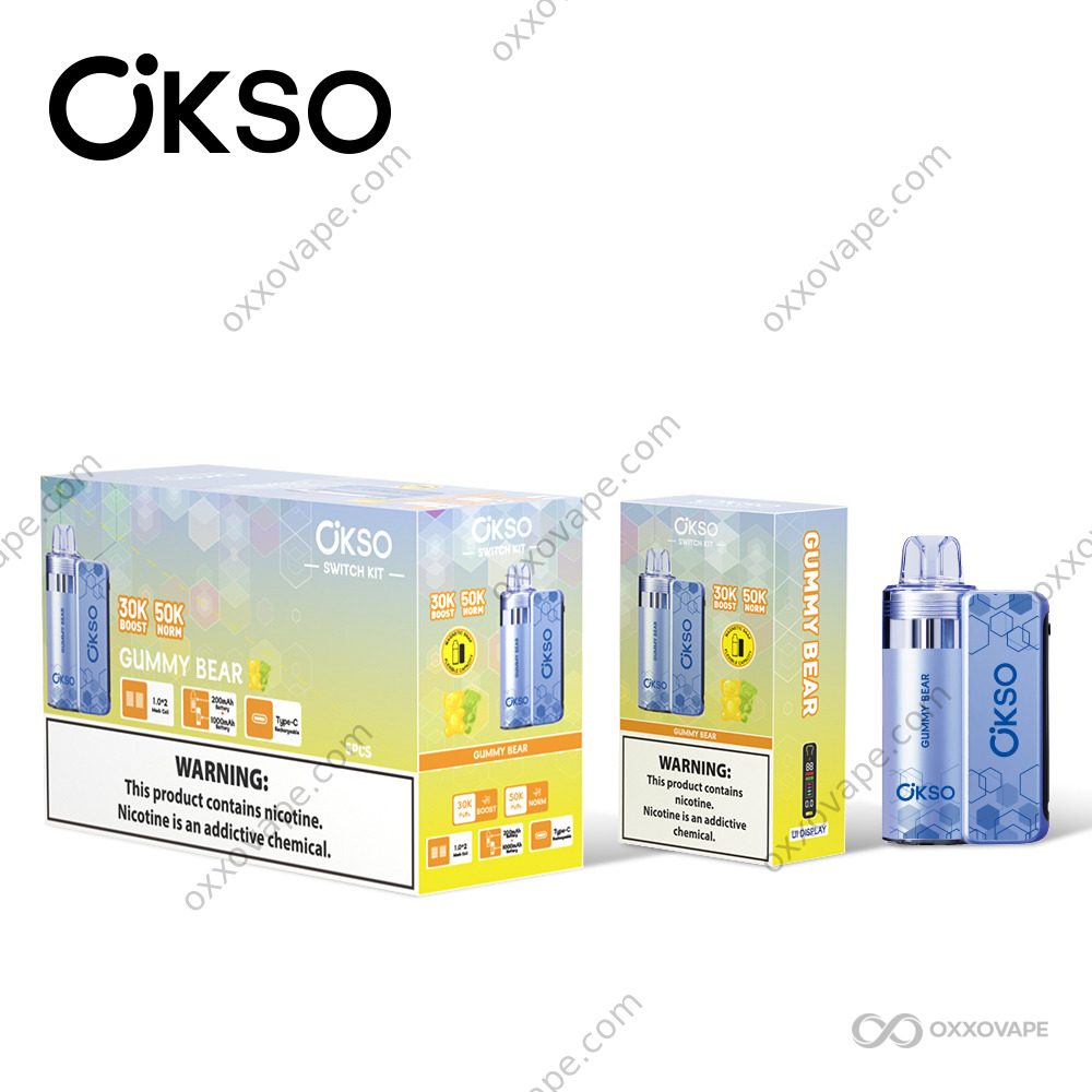 OKSO スイッチ キット 50000 50K パフ 使い捨て VAPE |モジュラー