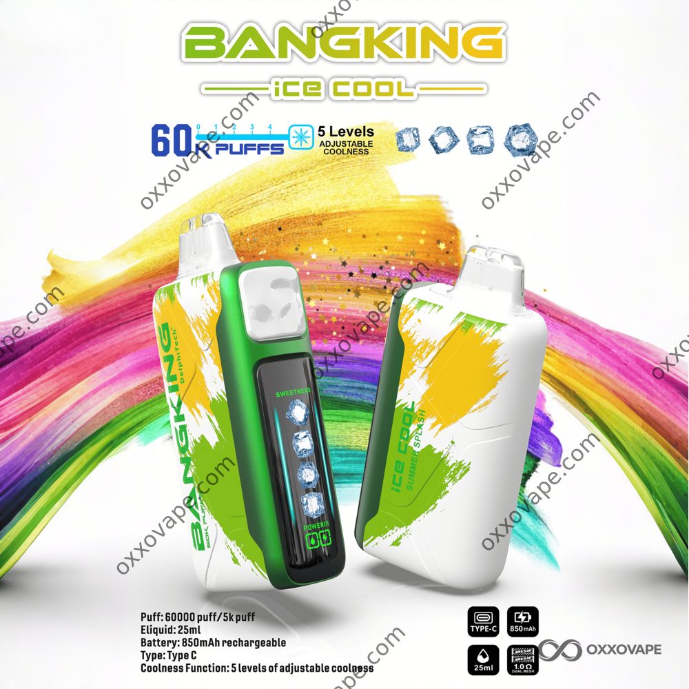 Bang King Ice Cool 60000 60K Puffs Disposable Vape | 5 Ice Levels