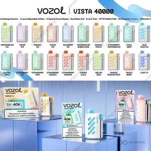 Vozol Vista 40000 パフ 使い捨てベープ EU 倉庫のフルデバイスビュー