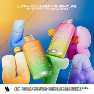 Affichage de la gamme de saveurs jetables MOTI Ultra Max 12000 Puffs Vape