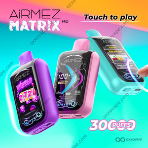 Airmez Matrix Pro 30000 Rookwolken Wegwerpvape, volledig smaakassortiment EU-magazijn