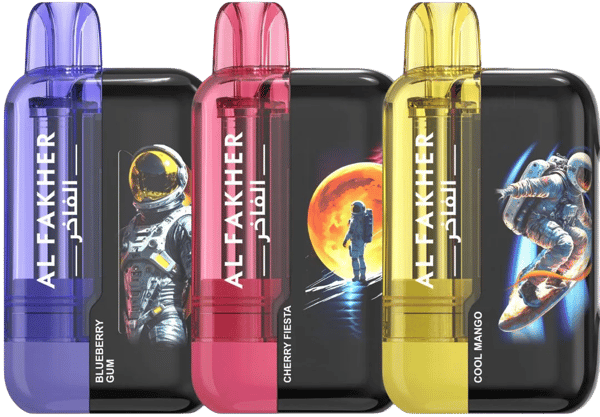 Promotional banner for Al Fakher 25k ULTRA disposable vape, offering a special low minimum order quantity of just 2 pieces.