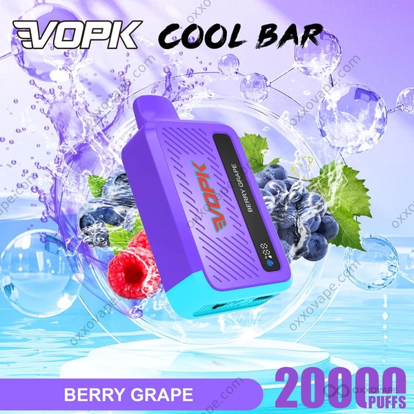 vape 20000 puffs price Vopk Cool Bar 20K Disposable | Mesh Coil Adjustable Airflow Smart Display Point of Sale Signs Colour:G3 Pro Frozen Aurora Disposable vapes will soon