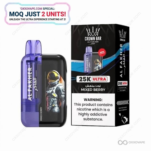 crown bar al fakher vape review 25000 Ultra 25K Puffs Disposable | Dual Mode MTL/DTL Mesh Coil & Smart Display | Long-Lasting Fruit Flavor Vape clear Flavors:Milano Adore exhale wellness liquid diamond