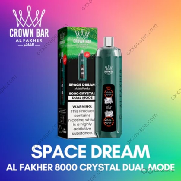 AL FAKHER Crystal 8000 Space Dream Geschmack Einweg-Vape – exotische Mehrfruchtmischung