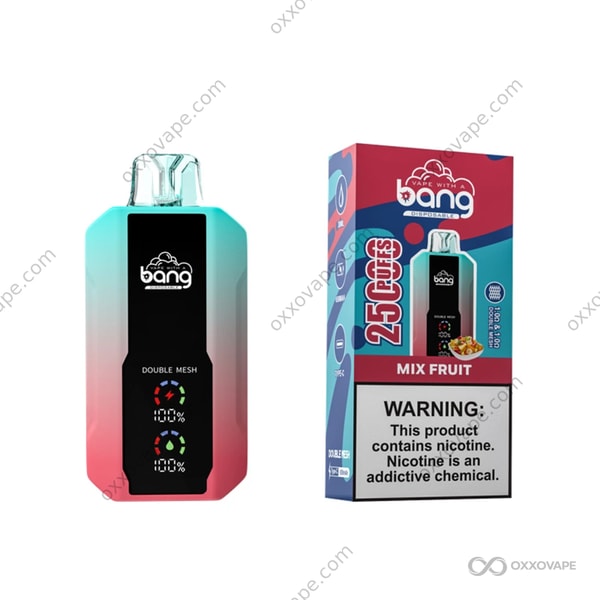 Bang 25000 Mixed Fruit flavor disposable vape tropical fruit punch blend