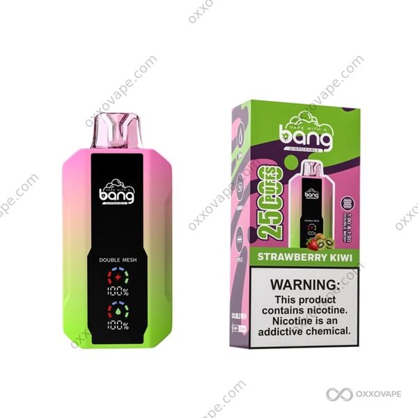 Bang 25000 Strawberry Kiwi flavor disposable vape fresh tropical fruit blend