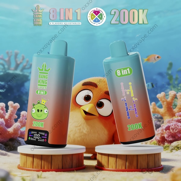 Bang King 200000 Fizzy Lemon Lime Apple Mojito Pineapple Ice Cola Ice Flavor Pack