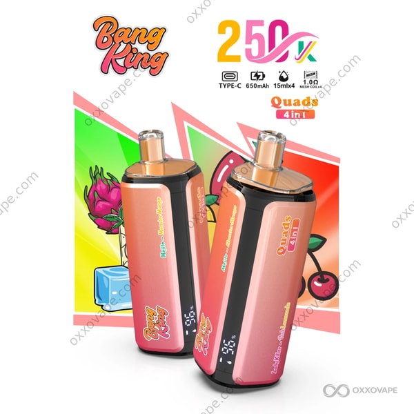 Bang King 250000 250K Puffs Disposable Vape | 4-in-1 Flavor Switch
