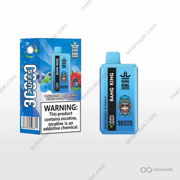 Bang King 30000 Blueberry Raspberry & Mixed Fruit Dual Flavor Disposable Vape