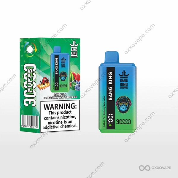 Bang King 30000 Red Bull & Blueberry Watermelon Dual Flavor Disposable Vape