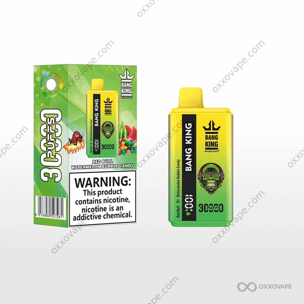 Bang King 30000 Red Bull & Watermelon Bubble Candy Dual Flavor Disposable Vape