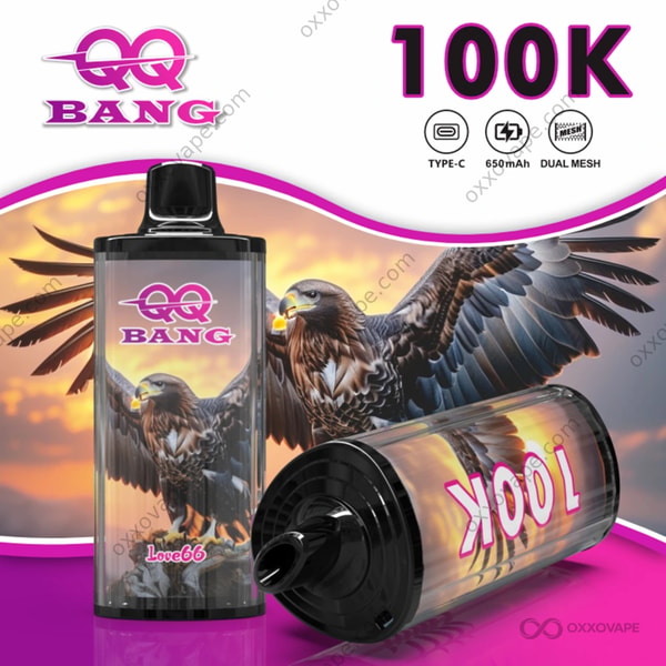Bang QQBANG 100000 Love 66 flavor 100K puffs floral fruity candy disposable vape