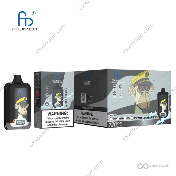 Fumot RandM Digital Box 12000 Mixed Berries Multi-Berry Medley Einweg-Vaporizer