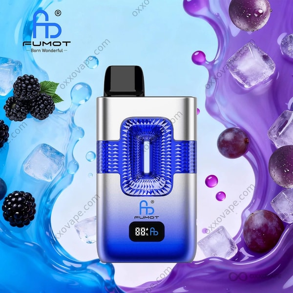 Fumot RandM Eco 50000 Black Ice and Grape Ice Dual Flavor Disposable Vape