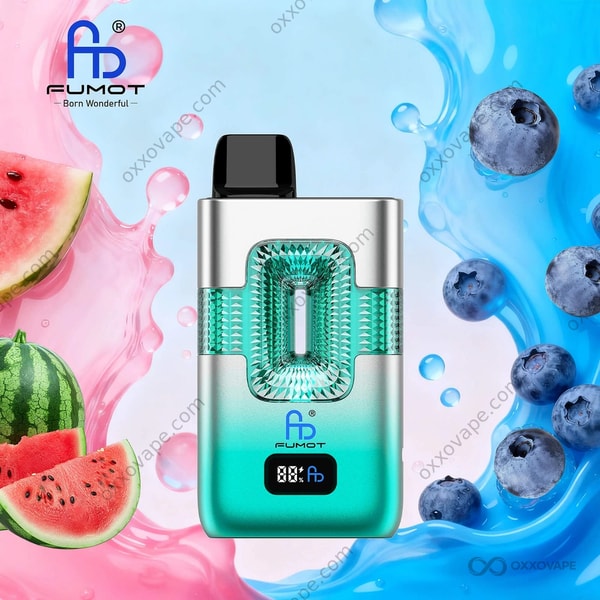 Fumot RandM Eco 50000 Blueberry Hubba Bubba and Watermelon Hubba Bubba Dual Flavor Disposable Vape