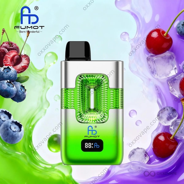 Fumot RandM Eco 50000 Cherry Ice and Blue Razz Cherry Dual Flavor Disposable Vape