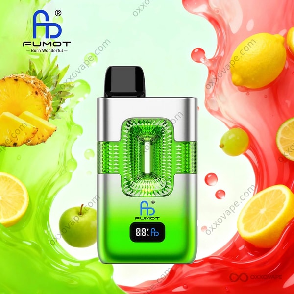 Fumot RandM Eco 50000 Cola Lemon and Pineapple Lemon Green Apple Dual Flavor Disposable Vape