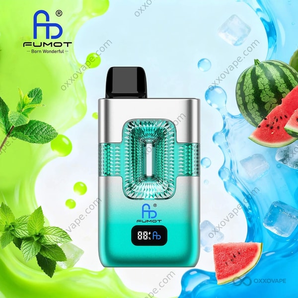 Fumot RandM Eco 50000 Cool Mint and Watermelon Ice Dual Flavor Disposable Vape