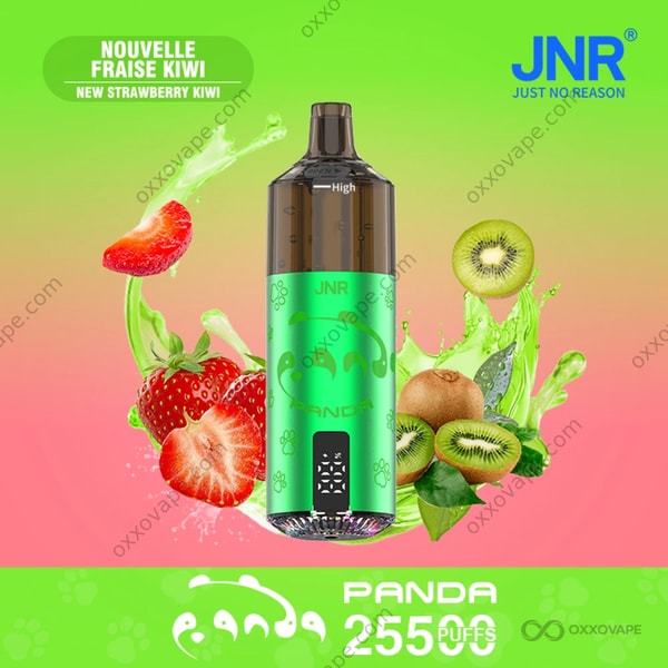 JNR Panda 25500 New Strawberry Kiwi – tropisch süßer Erdbeer- und würziger Kiwi-Vape