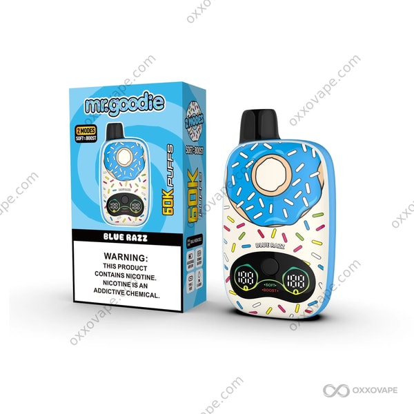 Mr.Goodie Donut 60000 Blue Razz sabor vape desechable