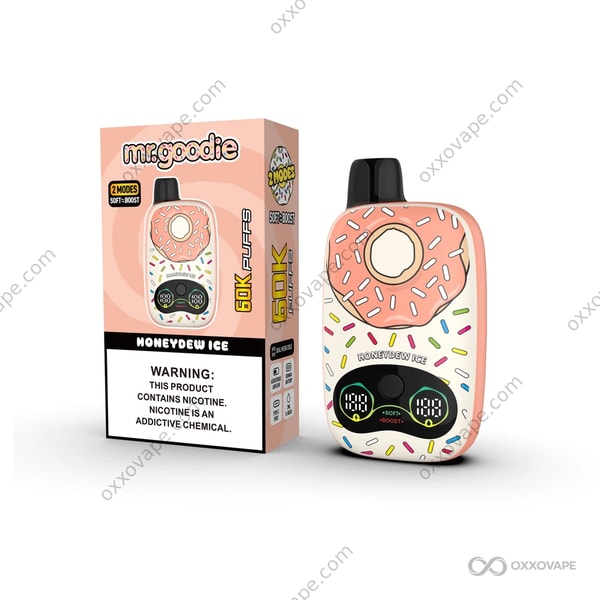 Mr.Goodie Donut 60000 Honeydew Ice disposable vape flavor