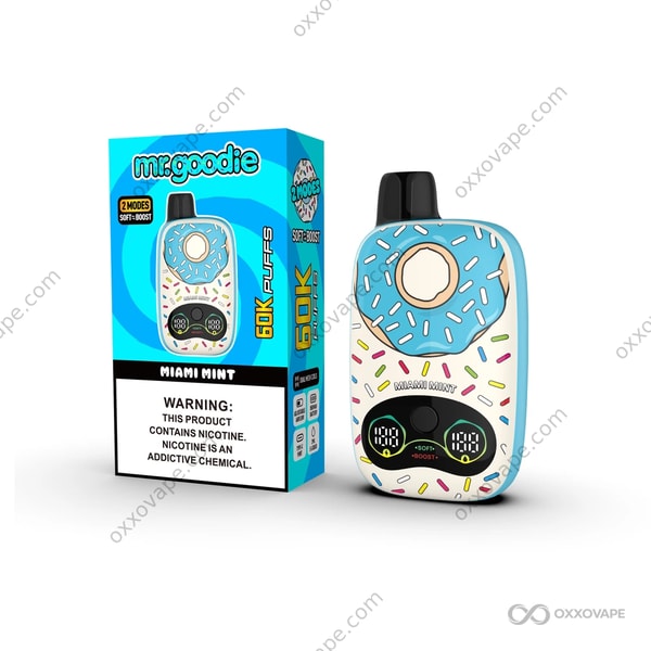Mr.Goodie Donut 60000 Miami Mint sabor vape desechable